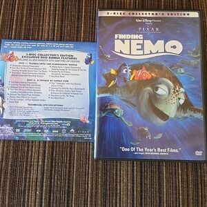 Finding Nemo  2 disk collector edition with games DVD